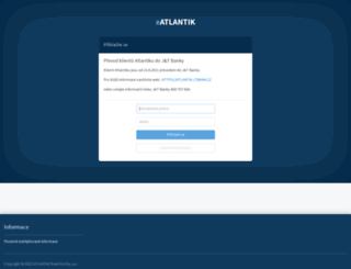 secure.atlantik.cz screenshot