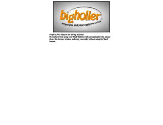 secure.bigholler.com screenshot