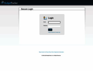 secure.budgettracker.com screenshot