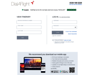 secure.dialaflight.com screenshot