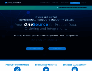 secure.distributorcentral.com screenshot