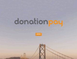 secure.donationpay.org screenshot