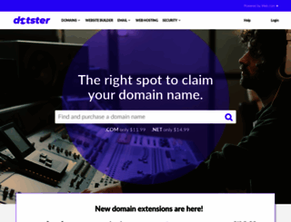 secure.dotster.com screenshot