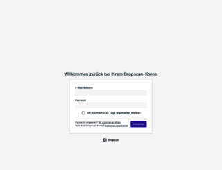 secure.dropscan.de screenshot