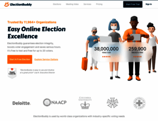 secure.electionbuddy.com screenshot