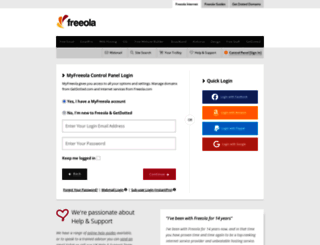 secure.freeola.com screenshot