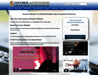 secure.incomeactivator.com screenshot