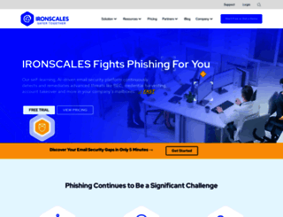 secure.ironscales.com screenshot