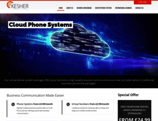 secure.keshercommunications.com screenshot