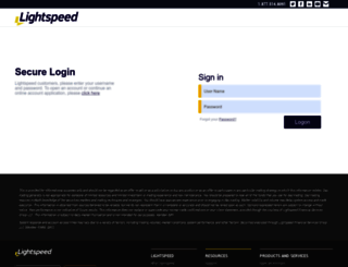 secure.lightspeed.com screenshot