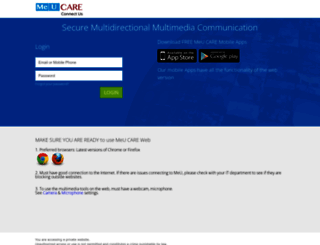 secure.meucare.com screenshot