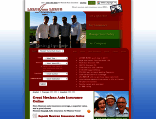 secure.mexicanautoinsurance.com screenshot