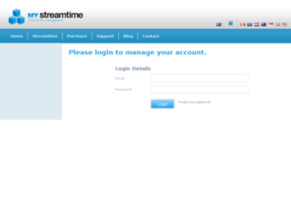 secure.mystreamtime.com screenshot