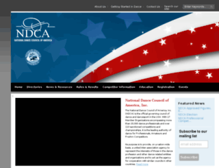 secure.ndca.org screenshot