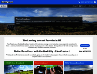 secure.netspeed.net.nz screenshot