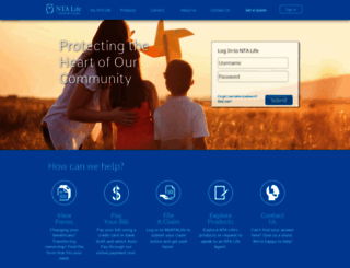 secure.ntalife.com screenshot
