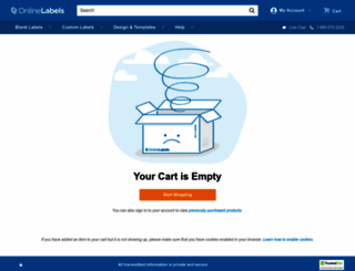 secure.onlinelabels.com screenshot