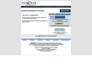secure.ozforex.com.au screenshot