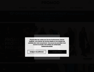 secure.promod.fr screenshot