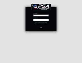 secure.psaworldtour.com screenshot