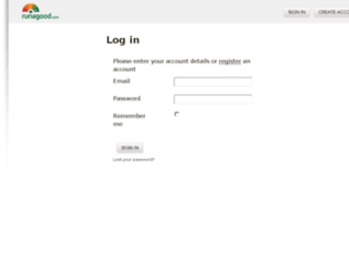 secure.runagood.com screenshot