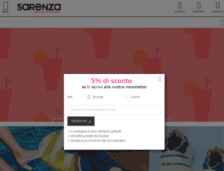 secure.sarenza.it screenshot