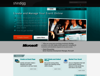 secure.shindigg.com screenshot