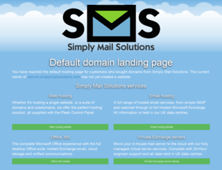 secure.simplymailsolutions.com screenshot