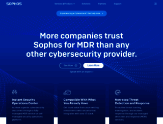 secure.sophos.com screenshot