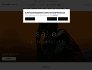 secure.stellamccartney.com screenshot