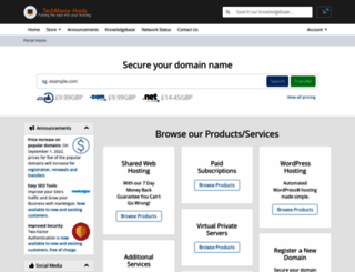 secure.techmania-hosts.com screenshot
