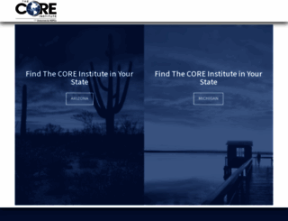 secure.thecoreinstitute.com screenshot