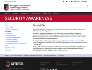 secure.uga.edu screenshot