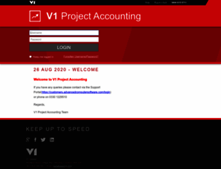 secure.v1projectaccounting.com screenshot