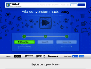 secure.zamzar.com screenshot