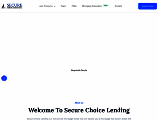 securechoicelending.com screenshot