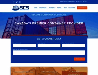 securecontainer.ca screenshot