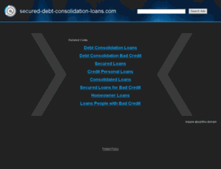 secured-debt-consolidation-loans.com screenshot