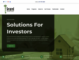 securedinvestmentlending.com screenshot