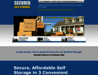 securedselfstoragemich.com screenshot