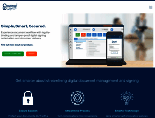 securedsigning.com screenshot