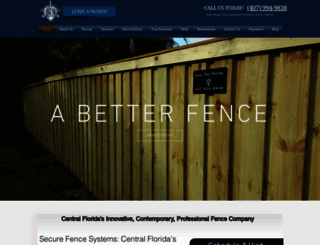 securefencesystem.com screenshot