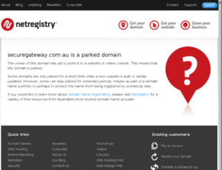 securegateway.com.au screenshot