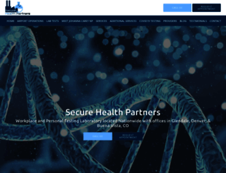 securehealthpartners.com screenshot