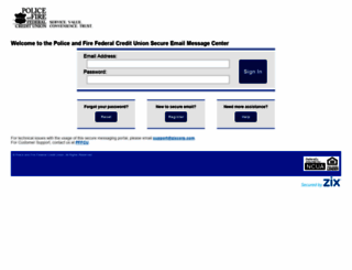 securemail.pffcu.org screenshot