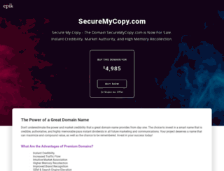 securemycopy.com screenshot