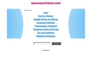 secureourfuture.com screenshot