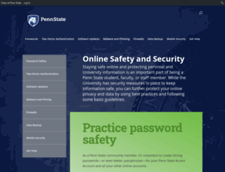 securepennstate.psu.edu screenshot