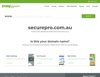 securepro.com.au screenshot