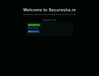 securesha.re screenshot